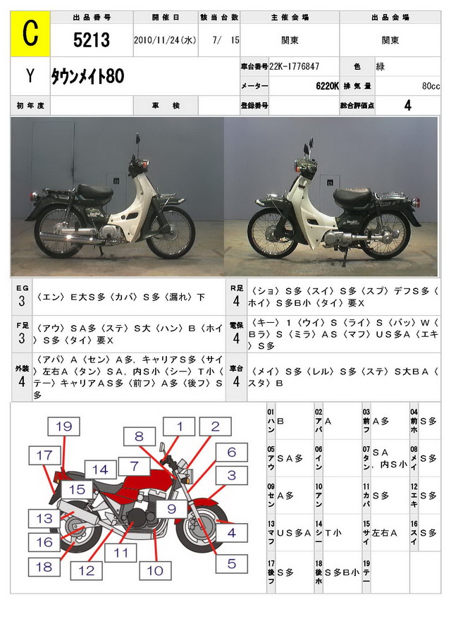 Купить мотоцикл Yamaha TownMate80ED 1993 фото 1